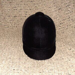 INTERNATIONAL RIDING HELMET-Size 6.5 Black Velvet-NWOT